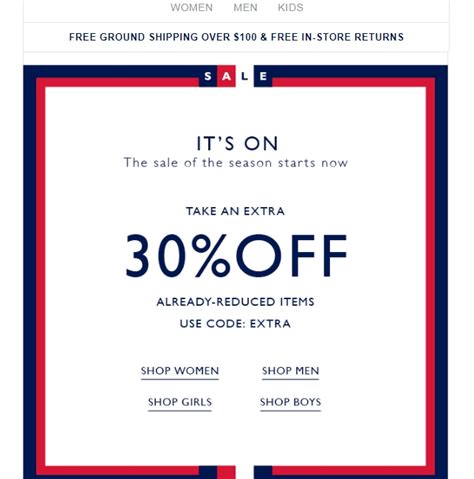 tommy hilfiger promotion code